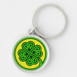Tribal Shamrock key chains