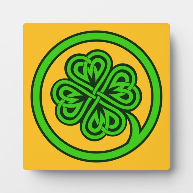 Tribal Shamrock plaque (Front)