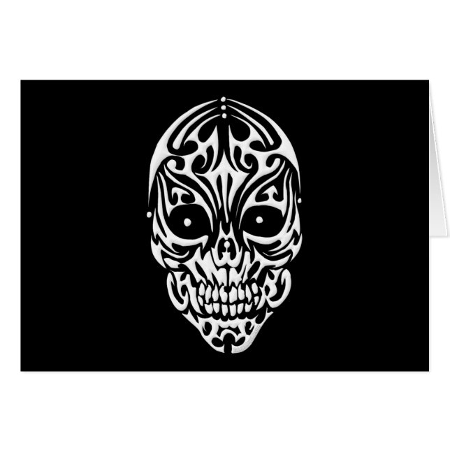 Tribal Skull (Front Horizontal)