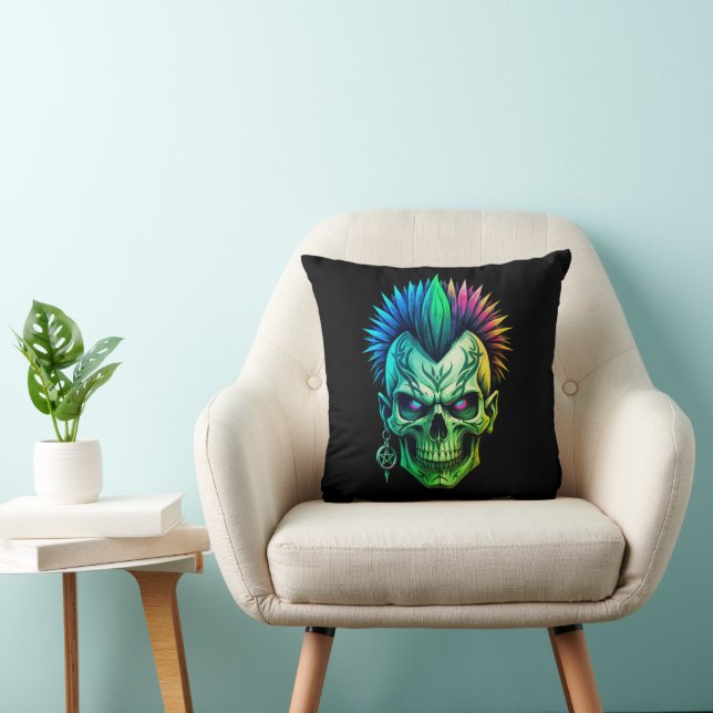Tribal Skull Cushion (Chair)