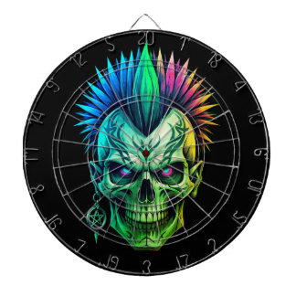 Tribal Skull Dartboard