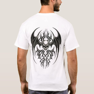 Tribal Skull Emblem T-Shirt