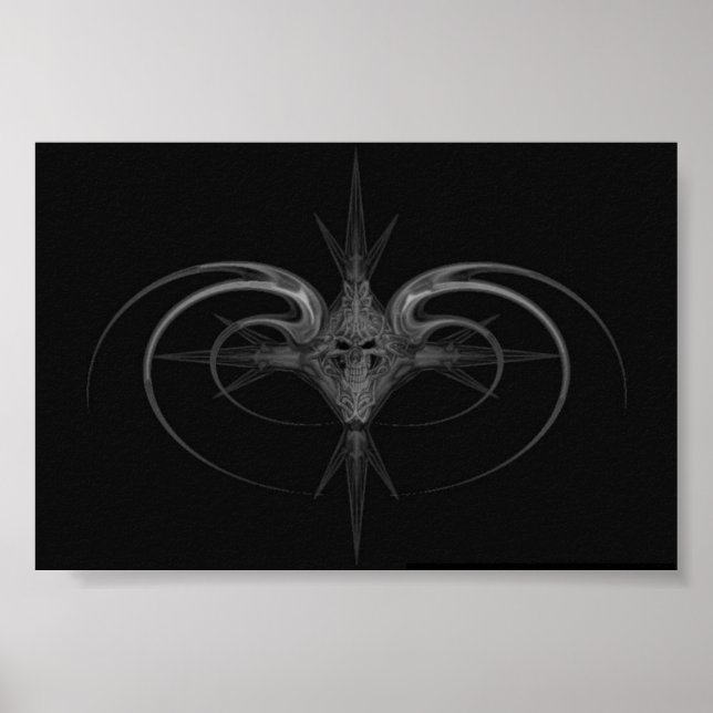 tribal skull poster (Front)