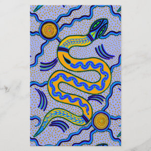 Tribal Snake Stationery