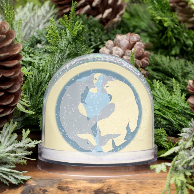 Tribal Snow Globe Custom Spirit Nature Snow Globes (Winter)