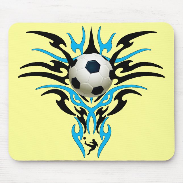 TRIBAL SOCCER BALL MOUSE PAD (Front)