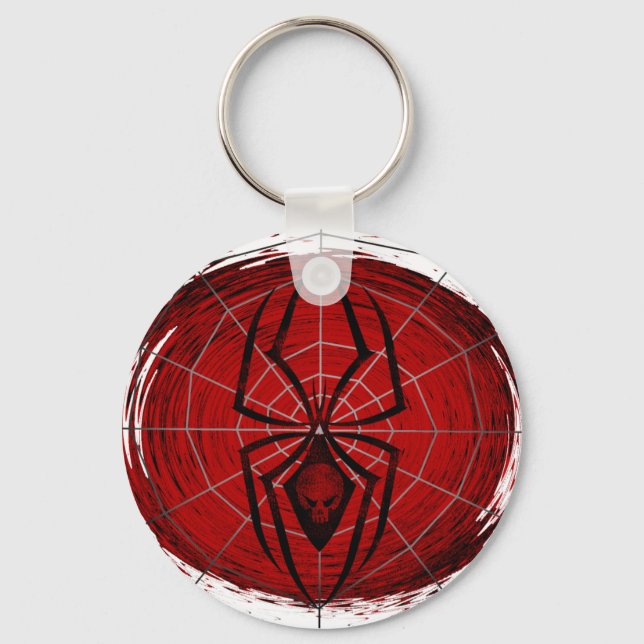 Tribal Spider Key Ring (Front)