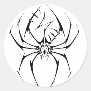Tribal Spider Tattoo Design Sticker