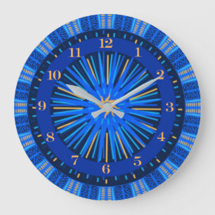 Tribal Star Wall Clock