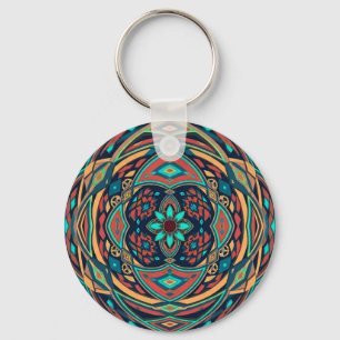 Tribal Steampunk Key Ring