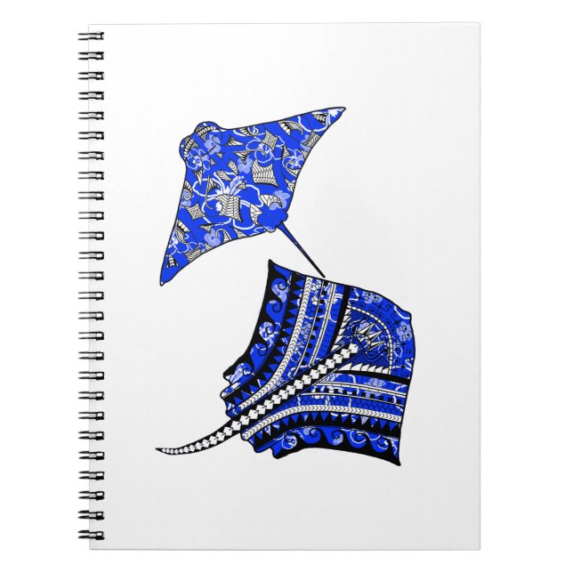 Tribal Stingrays Notebook (Front)