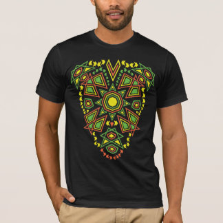 Tribal Sun Double Side Bright Print T-Shirt