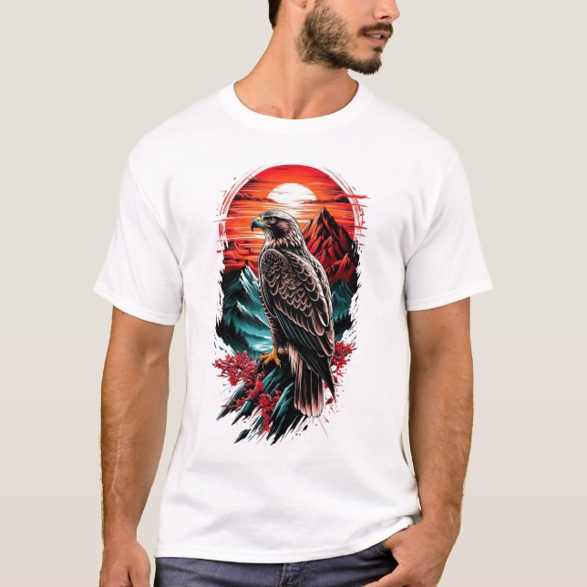Tribal Sun Graphic Tee (Front)
