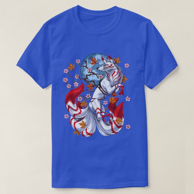 Tribal tail fo Kitsune Japan Fo  T-Shirt (Design Front)