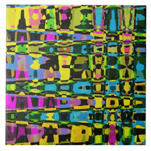 Tribal Tapestry Ceramic Tile