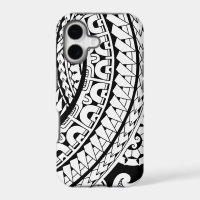 Tribal tattoo design in Marquesan patterns