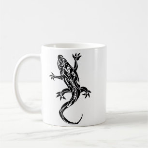 Tribal Tattoo Gecko Coffee Mug