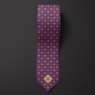 Tribal Tattoo Monogram Tie
