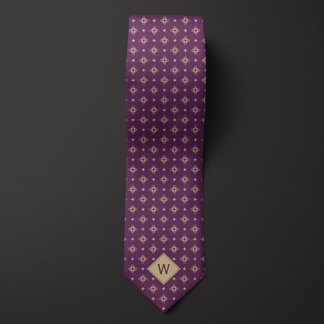 Tribal Tattoo Monogram Tie (Creator Uploaded)