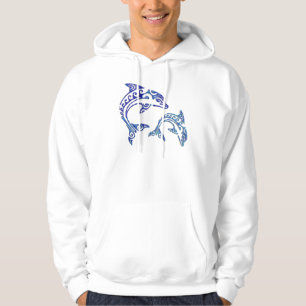 Tribal Tattoo Porpoise Duo Hoodie