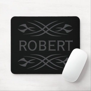 Tribal tattoo stencil design on personalised mouse pad