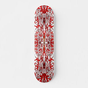 Tribal Tattoo Valentine Heart Skateboard