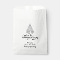 Tribal Teepee Baby Shower Favour Bags