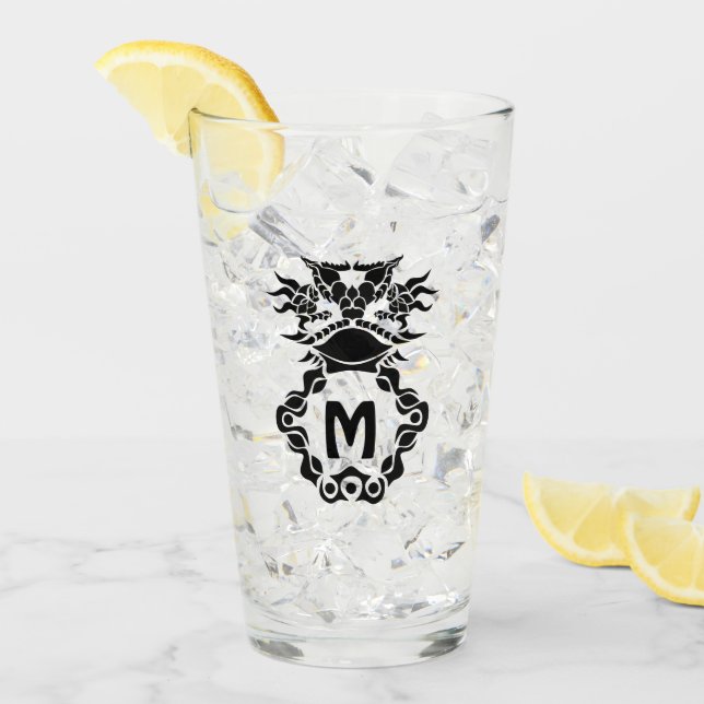 Tribal Texas Horned Lizard Toad Pride Glass (Front Ice)