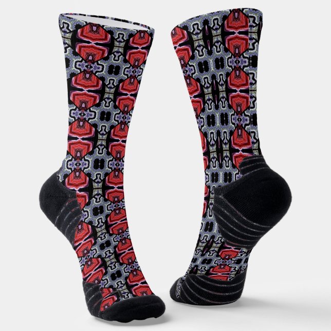 Tribal Texture Socks (Angled)
