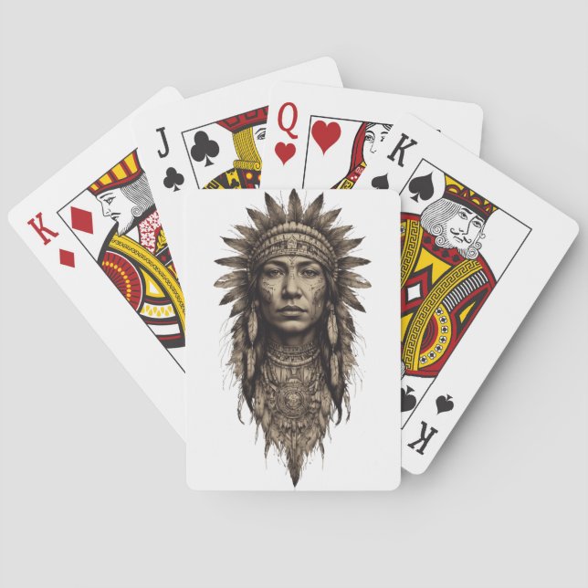 Tribal Threads Playing Cards (Back)