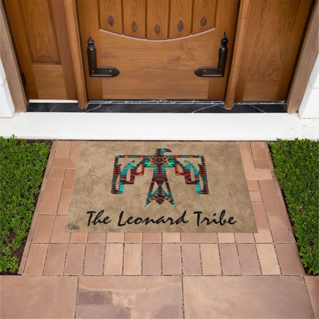 Tribal Thunderbird Doormat (Outdoor)