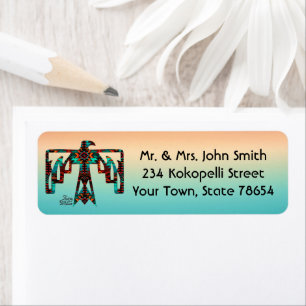 Tribal Thunderbird Label Return Address Label
