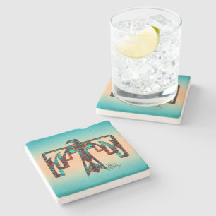 Tribal Thunderbird Stone Coaster