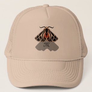 Tribal Tiger Moth Monogram Trucker Hat