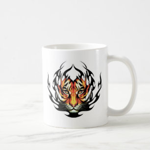 tribal Tiger Tattoo Coffee Mug