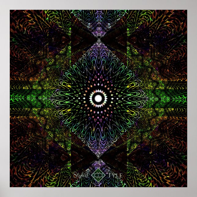 Tribal Triangle Prism Poster (Front)