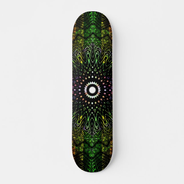 Tribal Triangle Prism Skateboard (Front)
