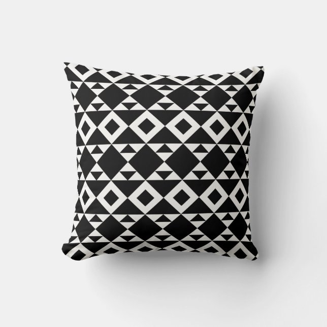 Tribal Triangles Cushion (Front)