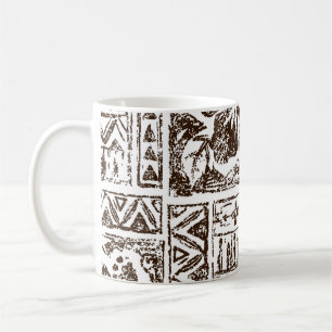 Tribal tropical art pattern of indigenous Hawaiian Coffee Mug