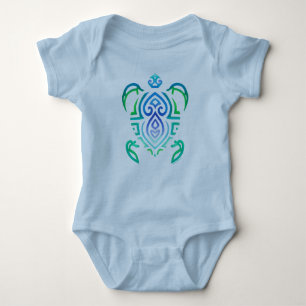 Tribal Turtle Baby Bodysuit