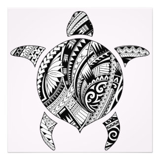 Tribal Turtle Photo Print