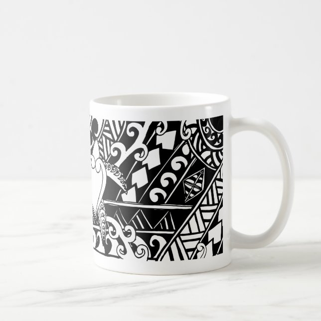 Tribal Turtle Polynesian Mug (Right)