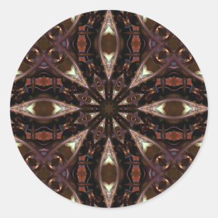 Tribal Two Classic Round Sticker