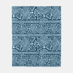 Tribal vintage ethnic seamless fleece blanket