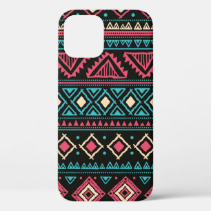 Tribal vintage ethnic seamless pattern iPhone 12 case