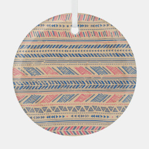 Tribal vintage ethnic: seamless pattern. glass tree decoration