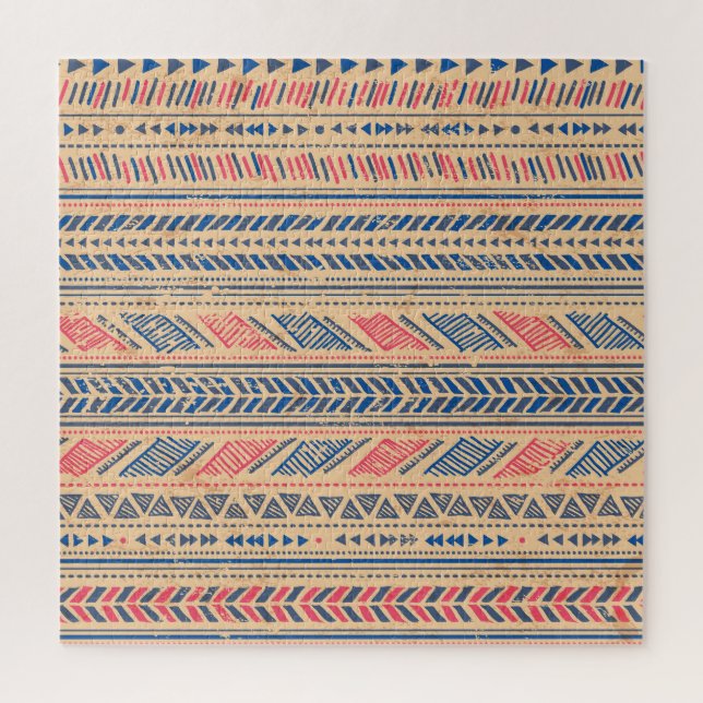 Tribal vintage ethnic: seamless pattern. jigsaw puzzle (Vertical)