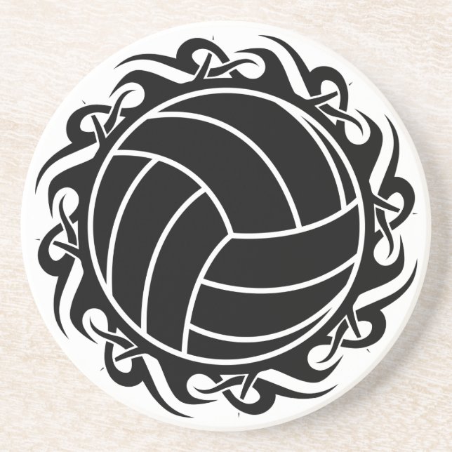 tribal volleyball coaster (Front)