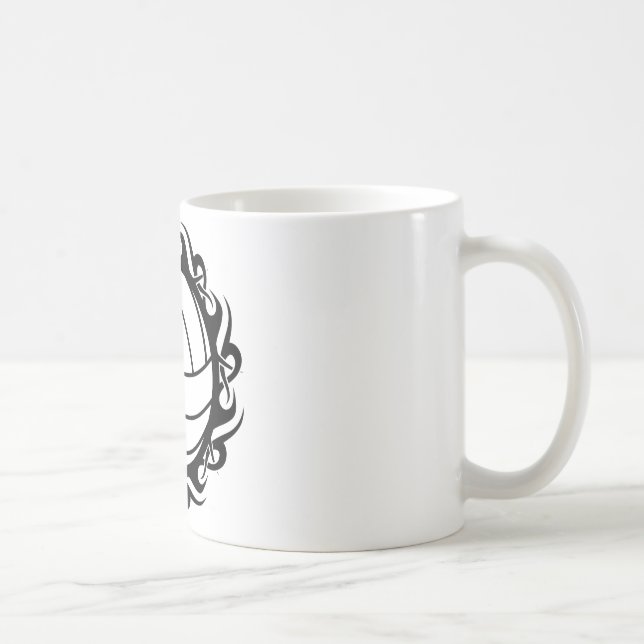 tribal volleyball coffee mug (Right)