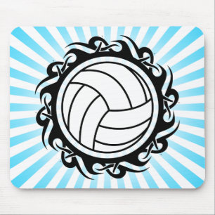 tribal volleyball mouse pad